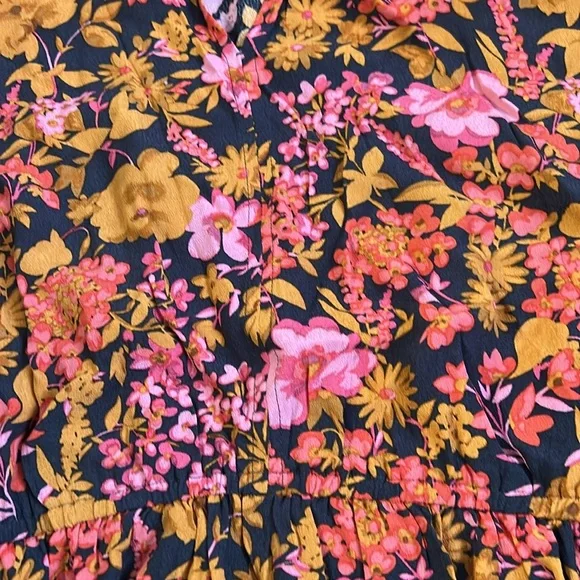 LOFT Floral Mini Dress - Picture 4 of 7